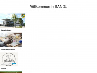 sandl.at Webseite Vorschau