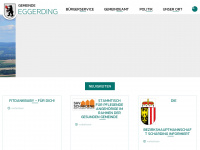 eggerding.at Webseite Vorschau