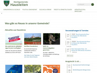 hausleiten.gv.at Webseite Vorschau