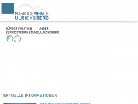 ulrichsberg.at Webseite Vorschau