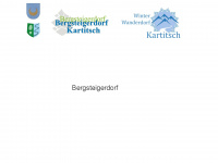 kartitsch.at Webseite Vorschau