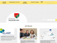 hauskirchen.gv.at Webseite Vorschau