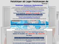 heizkoerperlager.de Webseite Vorschau