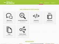 bindestrich.com Webseite Vorschau