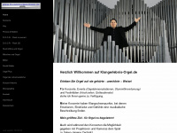 klangerlebnis-orgel.de Webseite Vorschau
