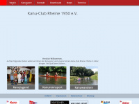 kanu-club-rheine.de Webseite Vorschau