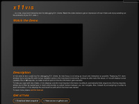 x11vis.org Webseite Vorschau