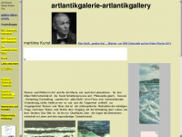 artlantikgalerie.com Webseite Vorschau