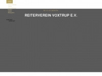 reiterverein-voxtrup.de Webseite Vorschau