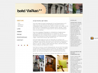 hotel-vadian.com Webseite Vorschau