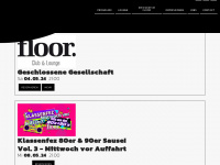 floor-club.ch Webseite Vorschau