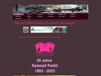 reitstall-petith.de Webseite Vorschau