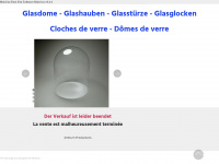glasdome.ch Webseite Vorschau