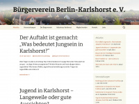 karlshorst-buergerverein.de Webseite Vorschau