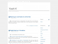 yoshi-k.de Webseite Vorschau