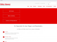 bider-hauser.ch Webseite Vorschau
