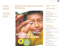 kath-bruchsal-michaelsberg.de Webseite Vorschau