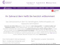 centrodent.ch Webseite Vorschau