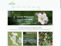 landfrauenwesermarsch.de Webseite Vorschau