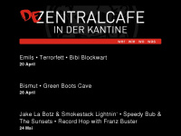zentralcafe.com Webseite Vorschau