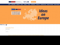 ideasoneurope.eu Webseite Vorschau