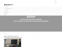 klb.ch Webseite Vorschau