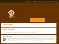 getfoxyproxy.org Webseite Vorschau