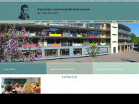 avh-gymnasium.de Webseite Vorschau