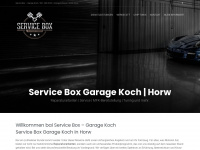 service-box.ch Webseite Vorschau