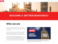 democracymovement.org.uk Webseite Vorschau