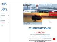 schifffahrt-knoll.at Webseite Vorschau