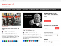 loslachen.ch Webseite Vorschau