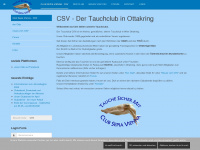 tauchclub-csv.at Webseite Vorschau