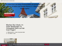 hotel-waldfrieden-ruegen.de Webseite Vorschau