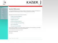kaiser-training.com Webseite Vorschau