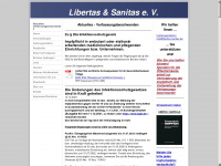 libertas-sanitas.de Webseite Vorschau