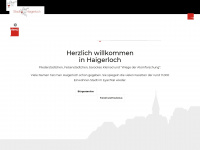haigerloch.de Webseite Vorschau