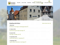 hechingen.de Webseite Vorschau