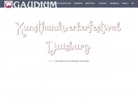 gaudium.de Webseite Vorschau