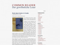 common-reader.de Webseite Vorschau