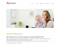 alzheimergesellschaft-moers.de Webseite Vorschau