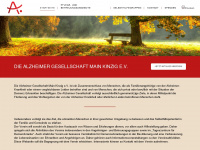 alzheimer-mkk.de Webseite Vorschau