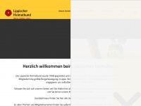 lippischer-heimatbund.de Webseite Vorschau
