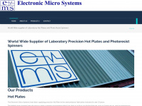 electronicmicrosystems.co.uk Webseite Vorschau