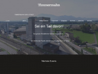 timmermahn.ch Webseite Vorschau