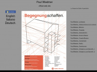 paul-wiedmer.com Webseite Vorschau