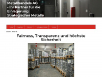 schweizerische-metallhandelsag.ch Webseite Vorschau