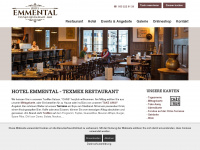 hotelemmental.ch Webseite Vorschau