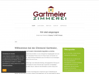 zimmerei-gartmeier.de Webseite Vorschau