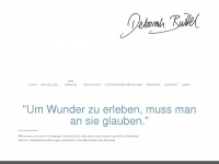 deborah-buettel.ch Webseite Vorschau
